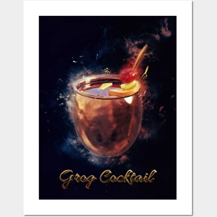 Grog Cocktail Drink Happy Hour Party Posters and Art